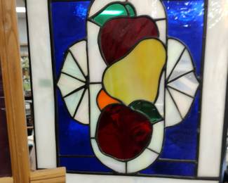 Stained glass.