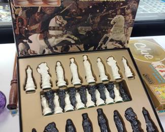 Vintage Renaissance chess set