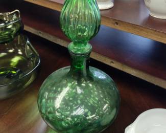 Glass decanter vintage