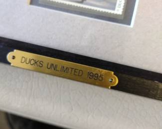 Ducks unlimited sign print.