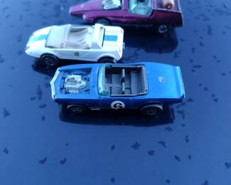 Three Red Line Hot Wheels