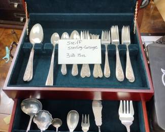 Steiff Sterling Silver Corsage. 3 lbs 15 ounces beautiful set.