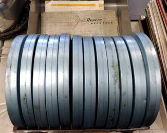 Vintage reels with carrying case