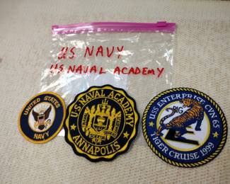 US Naval Academy patches. Vintage