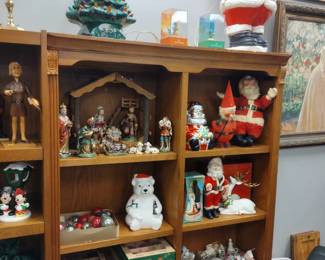 Vintage Christmas. blow molds, ceramic trees, ornaments, and more 