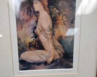 Signed and  numbered print.