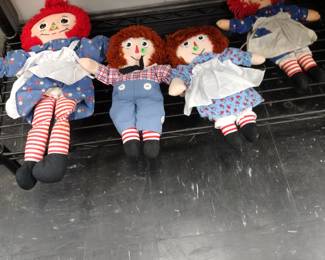 Raggedy ann dolls