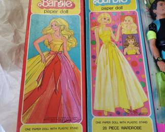 Vintage Barbie paper dolls in box