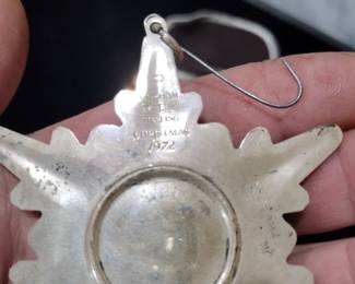 Gorham Sterling 1970 Snowflake inbox.