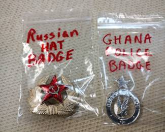 Foreign hat badges
