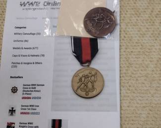 World war II German medal