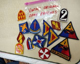 Vintage army patches original