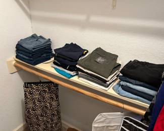 Ladies jeans, shorts and skirts