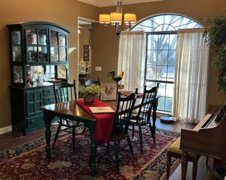 Dining Room Suite (table & 4 chairs).  Can be purchased with or without the matching hutch. 