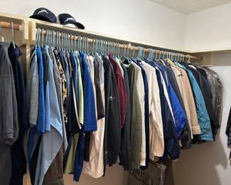 Plenty of men's clothes too!