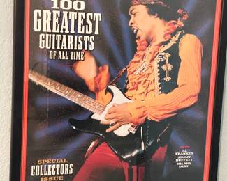 Framed Rolling Stone Poster