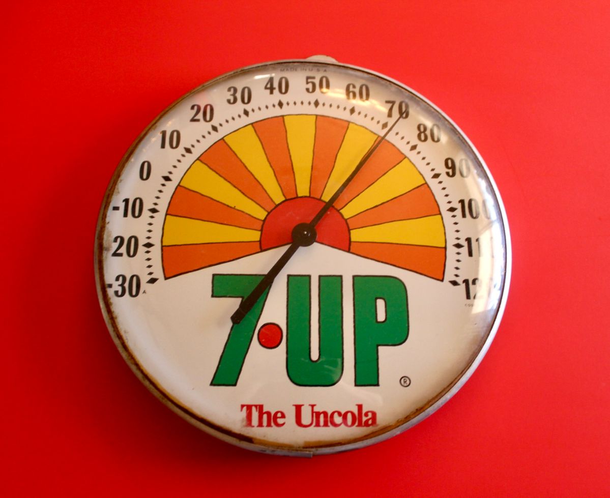 Vintage 7-UP Soda clock