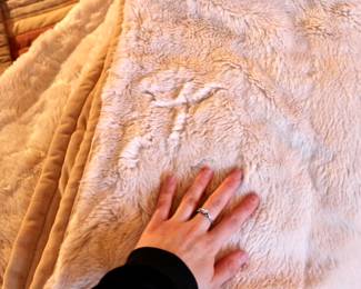 Large and cozy fluffy blanket