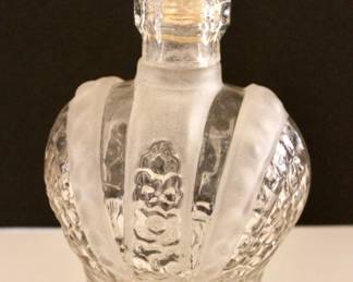 Vintage glass bottles and decanters available.