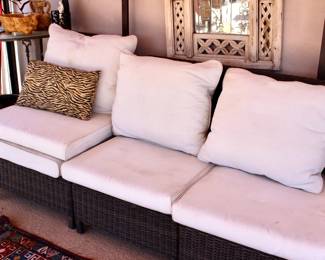 Outdoor patio couch 