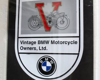 Vintage BMW motorcycle owners certificate