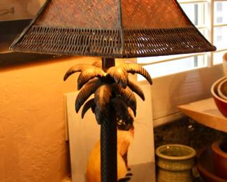 Palm tree lamp