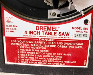 Dremel 4-inch table saw