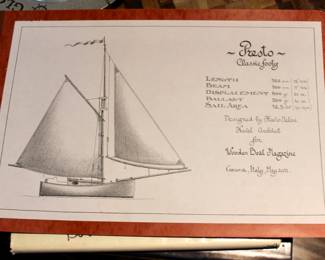 Wooden Boat Magazine sailboat drawing