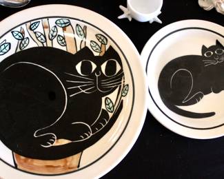 Cat dinner plates