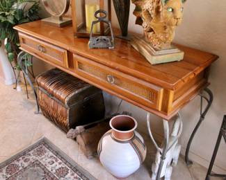 Console table with drawers