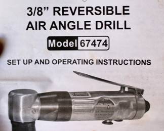3/8 reversible air angle drill