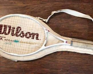 Wilson tennis racket and case