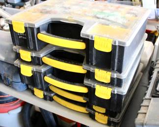 Tool boxes and organizer containers 