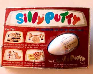 Vintage silly putty toy