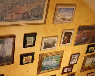 A LOT of artwork of all kinds - Prints, Textured Prints, Original art 