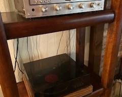 Vintage Marantz 2238 stereo receiver (circa 1976) Gerrard turntable. Good condition. https://classicreceivers.com/category/receivers/marantz/2238 