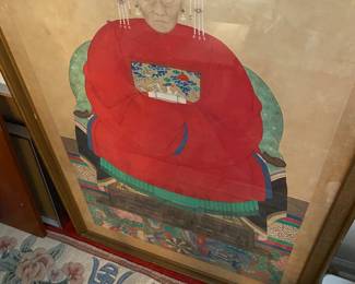 Antique Chinese 19th Century Qing Dynasty Ancestor Portraits