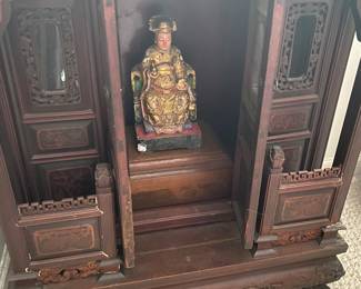 Antique Chinese Temple/Cabinet