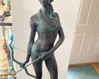 Art Deco Style Diana The Huntress 