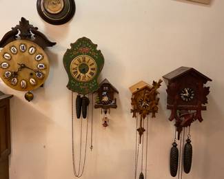 Vintage Clock/Cuckoo Clocks ( There are MORE!)