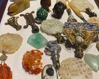 Jade Finials 