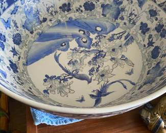 Antique Chinese Punch Bowl