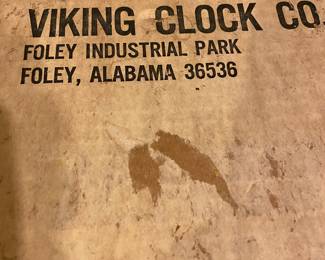 Viking Clock Co, IN BOX!