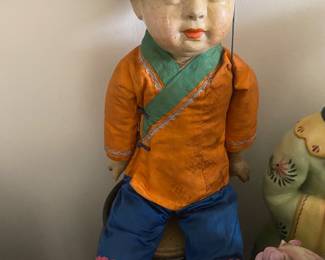 Antique Chinese Composition Doll
