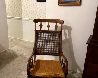 Antique Solid Wood rocking chair $165