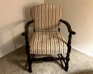 Vintage small upholstered sewing chair. $150
