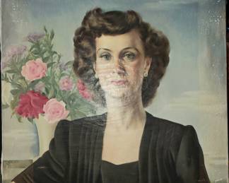 Lot 15 Wallace Bassford oil on canvas