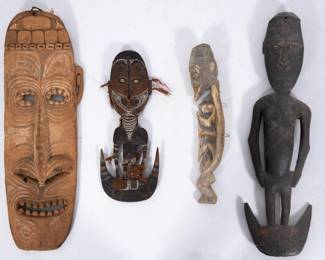 Lot 125 African Wood Sculptures