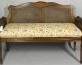 Lot 136 Bench caned back