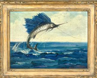 Lot 109 Jean Hister, oil on board